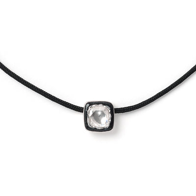 Heritage Cut - Black & Silver Necklace