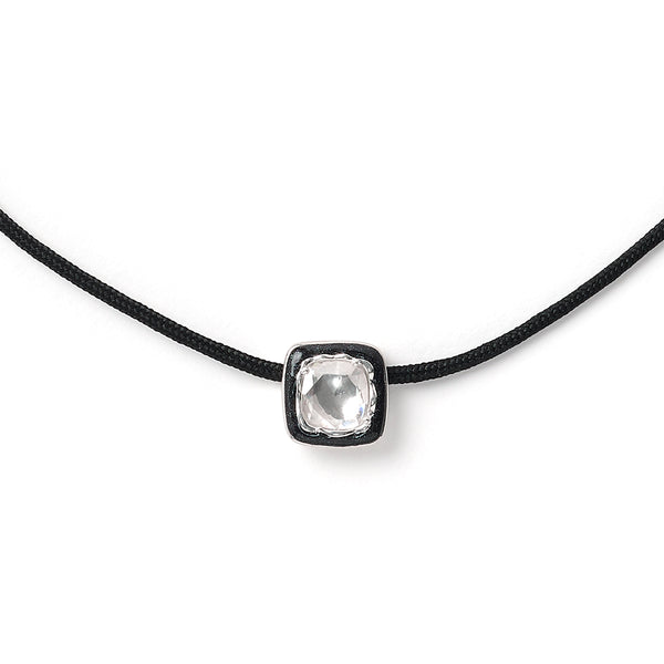 Heritage Cut - Black & Silver Necklace