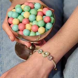 Sacred Alignment - Mink, Pastel & Gold Bracelet