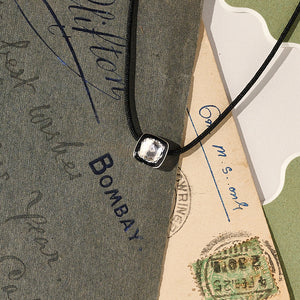 Heritage Cut - Black & Silver Necklace