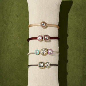 True Union - Burgundy, Orchid, Pink & Gold Bracelet